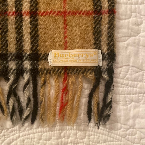 Burberrys of London vintage wool Scarf Scotland unisex - Picture 6 of 15